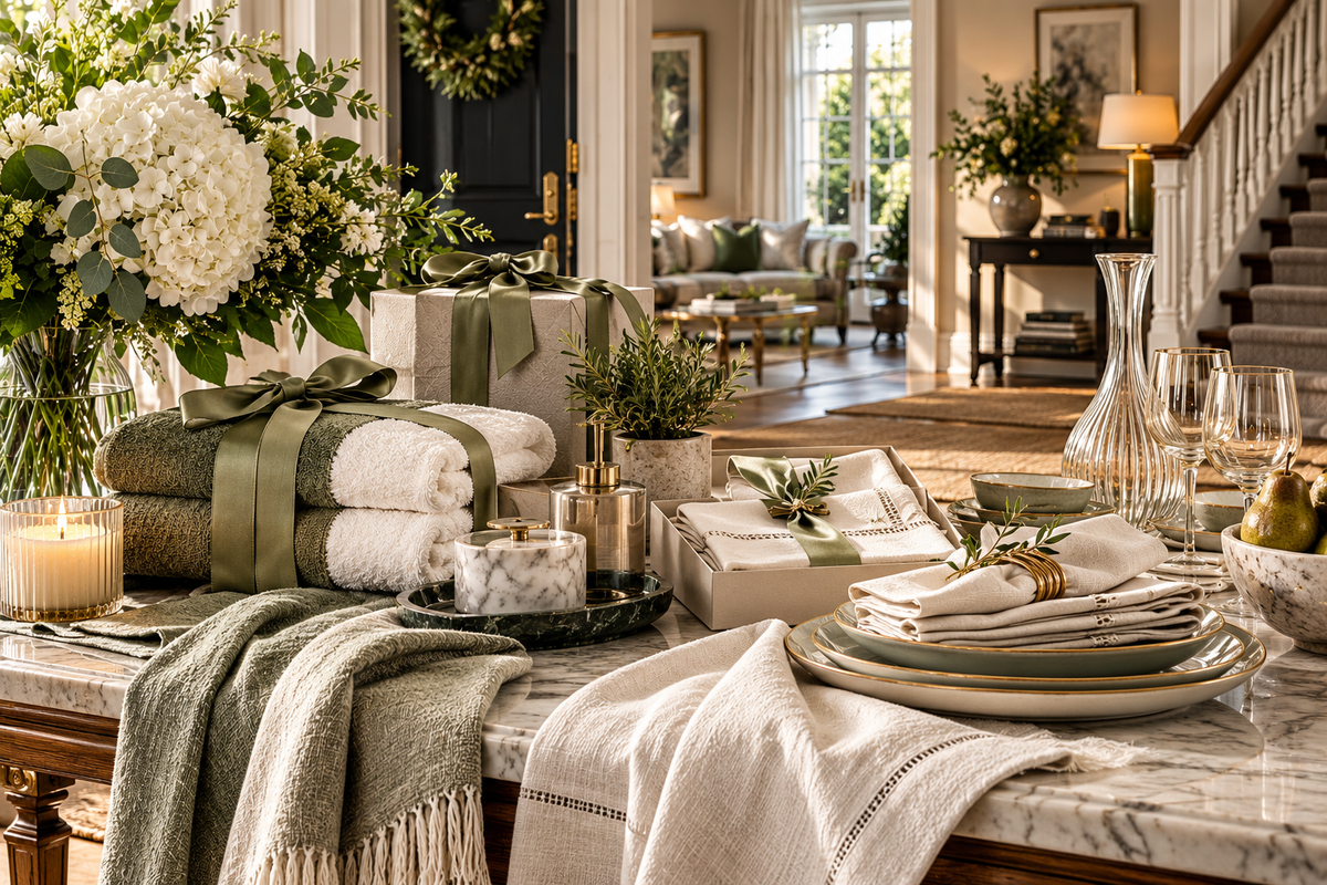 Housewarming Gifts That Last: A Luxury Linen Guide