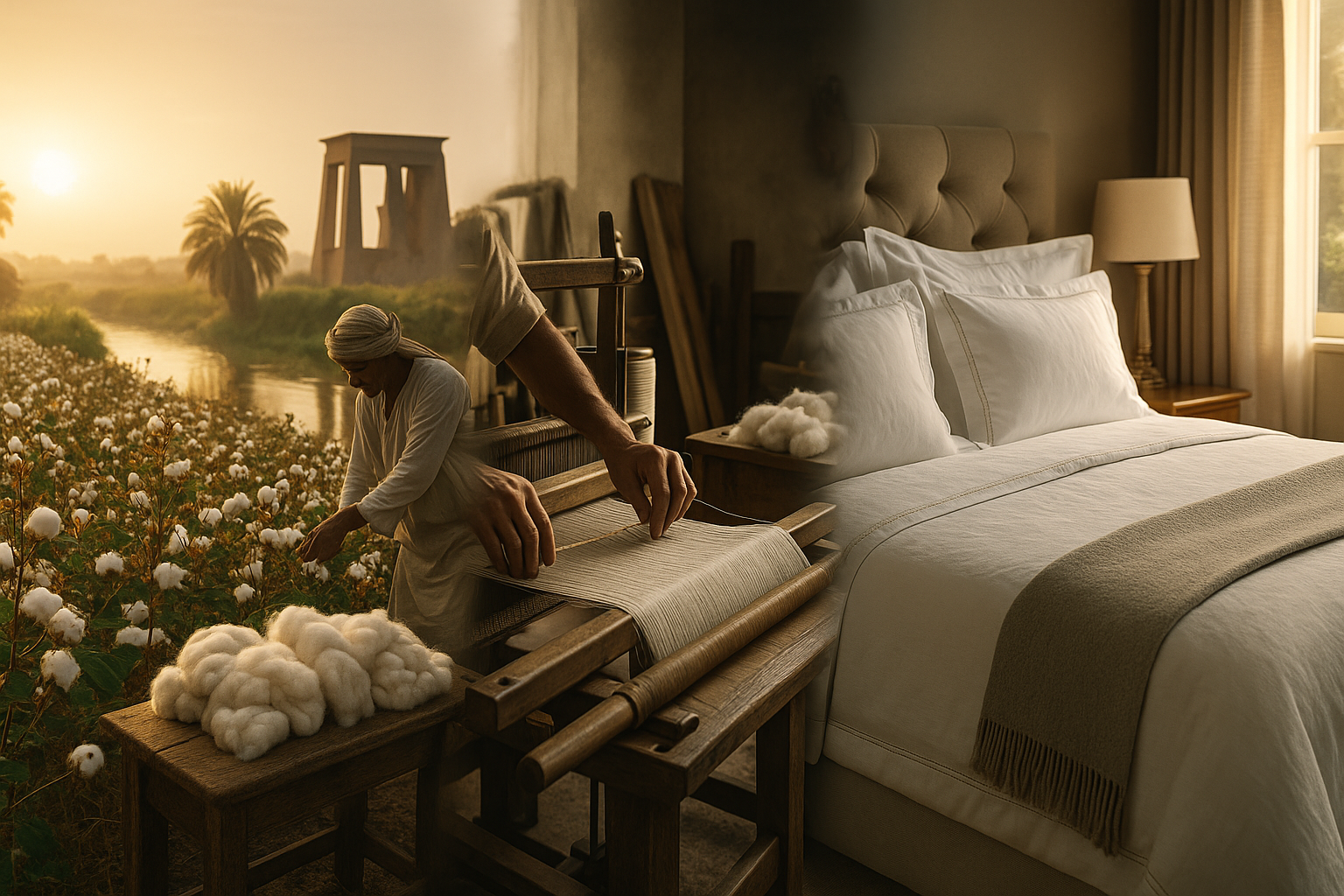 What Is the Life Cycle of Egyptian Cotton Bedding From the Nile to Your Bedroom?