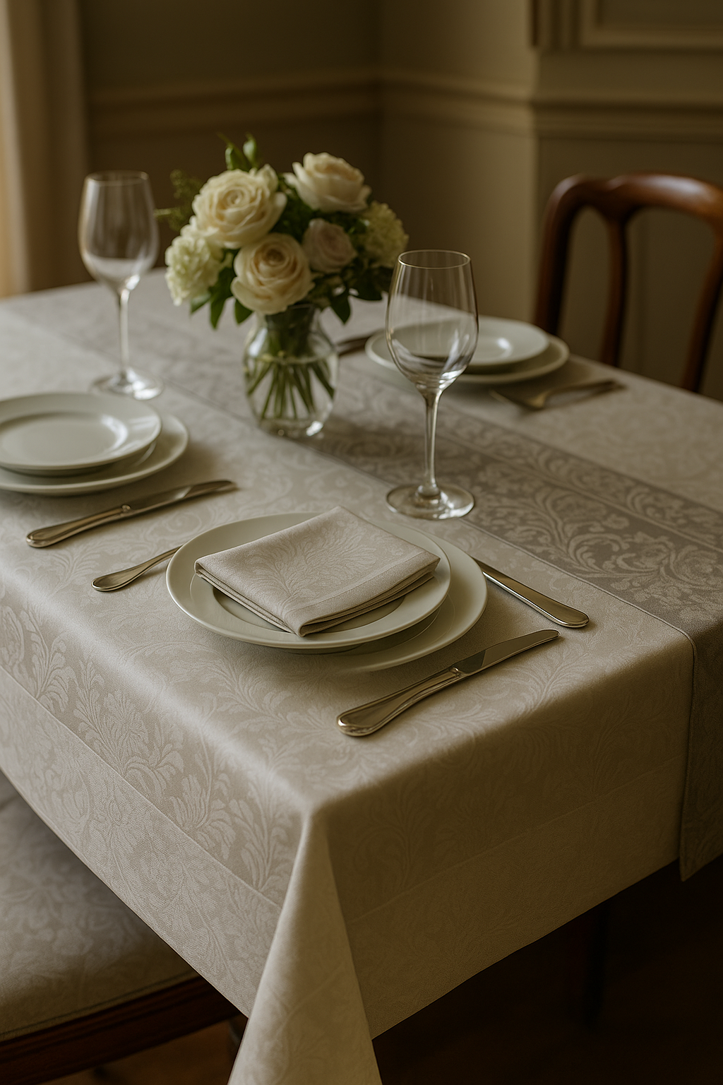 How to Choose Between Single and Double Damask Table Linen