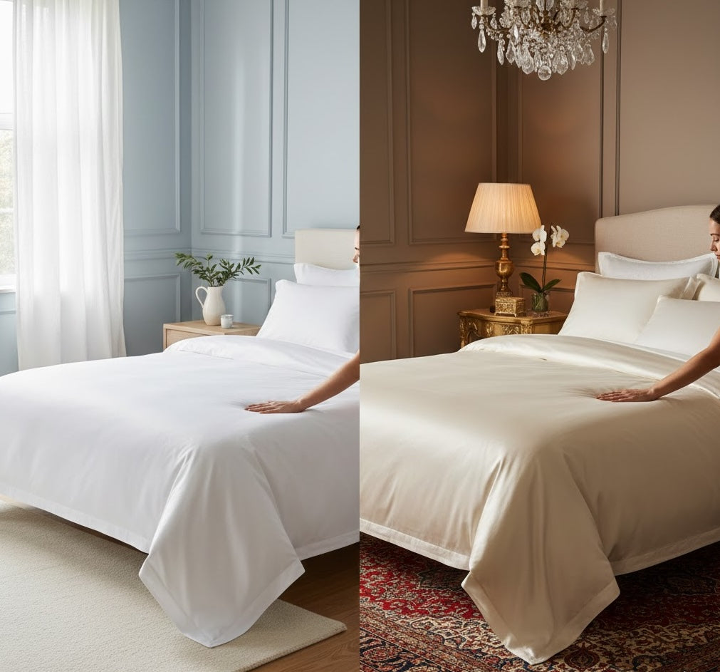 Percale vs Sateen: Which Egyptian Cotton Finish Suits Your Bedroom Best?