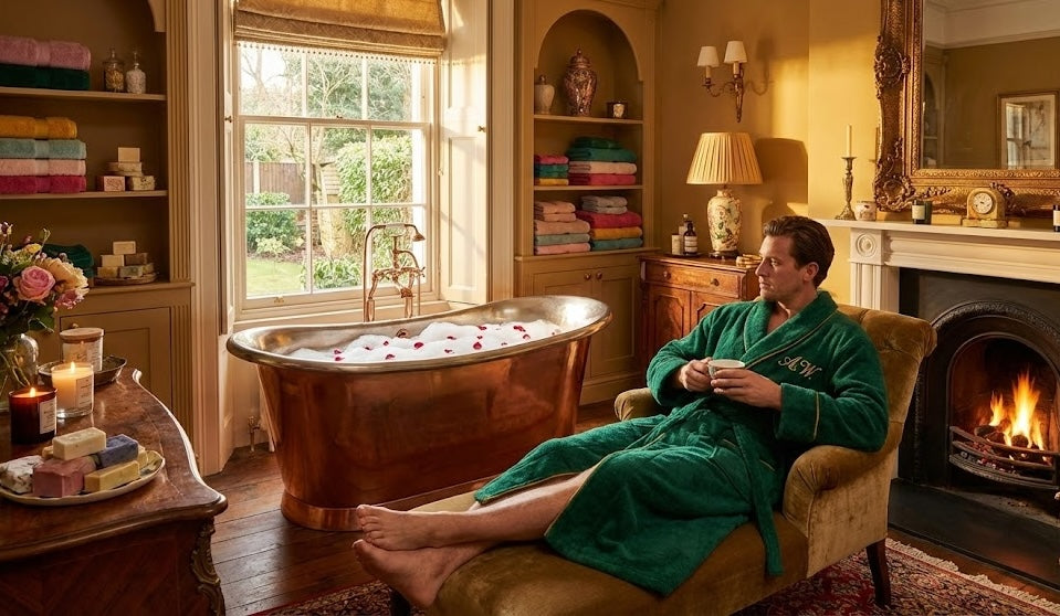 Everyday Rituals Reimagined with a Bespoke Towelling Robe