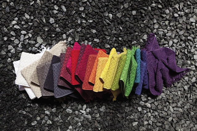 Serviettes d'invités à franges Zoe