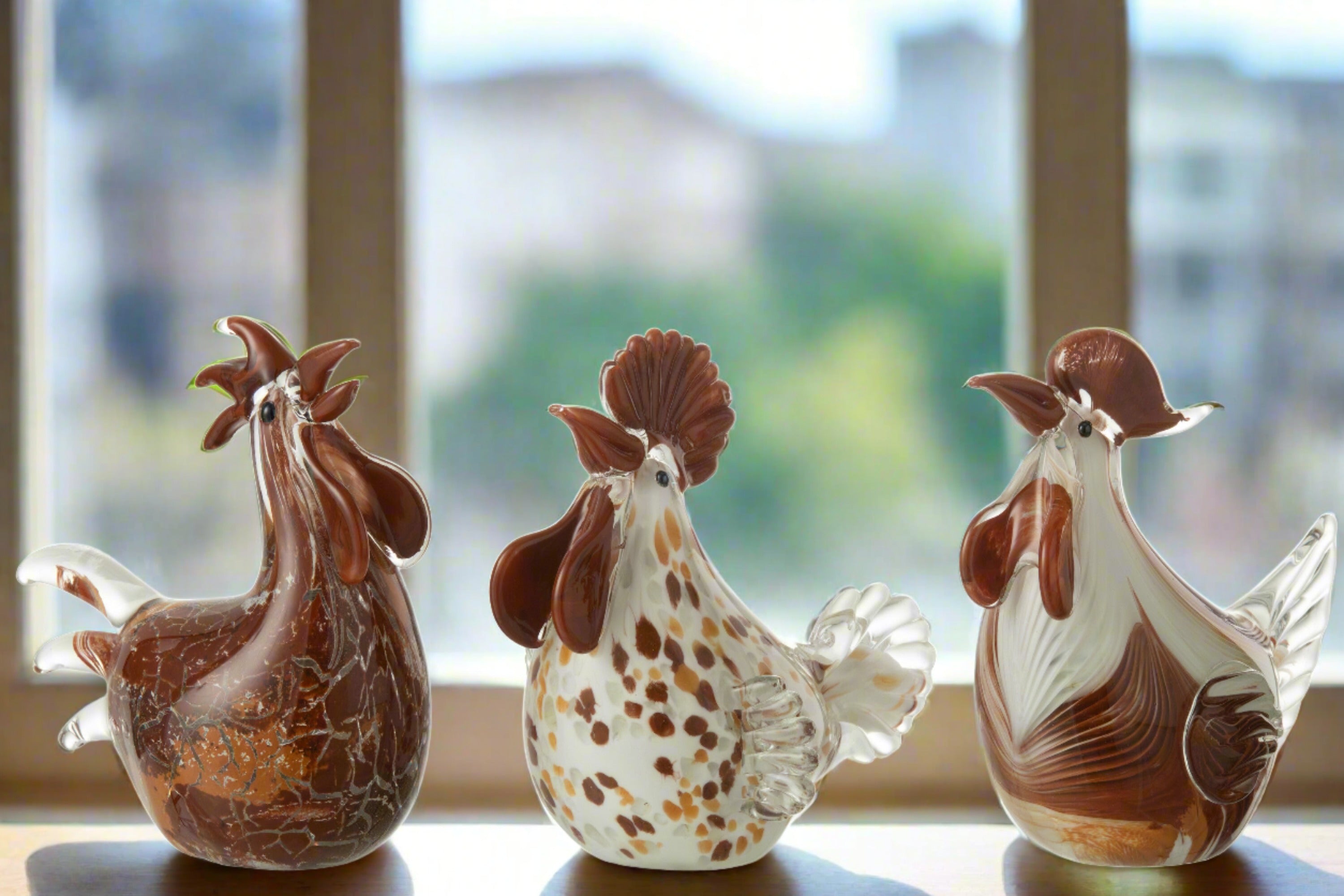 Chick Glass Paperweights