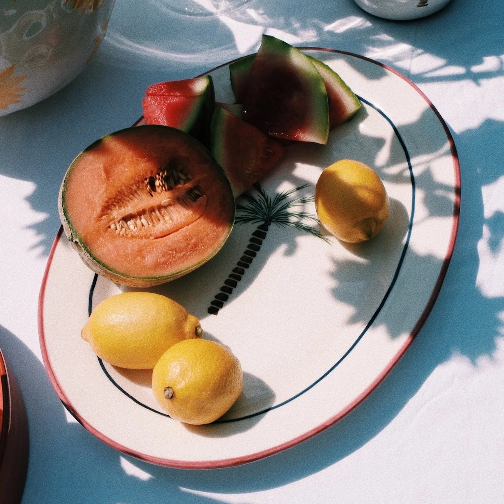 Palm Tree Design Tableware