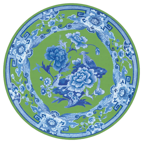 'Plate Design' Green & Blue Placemats