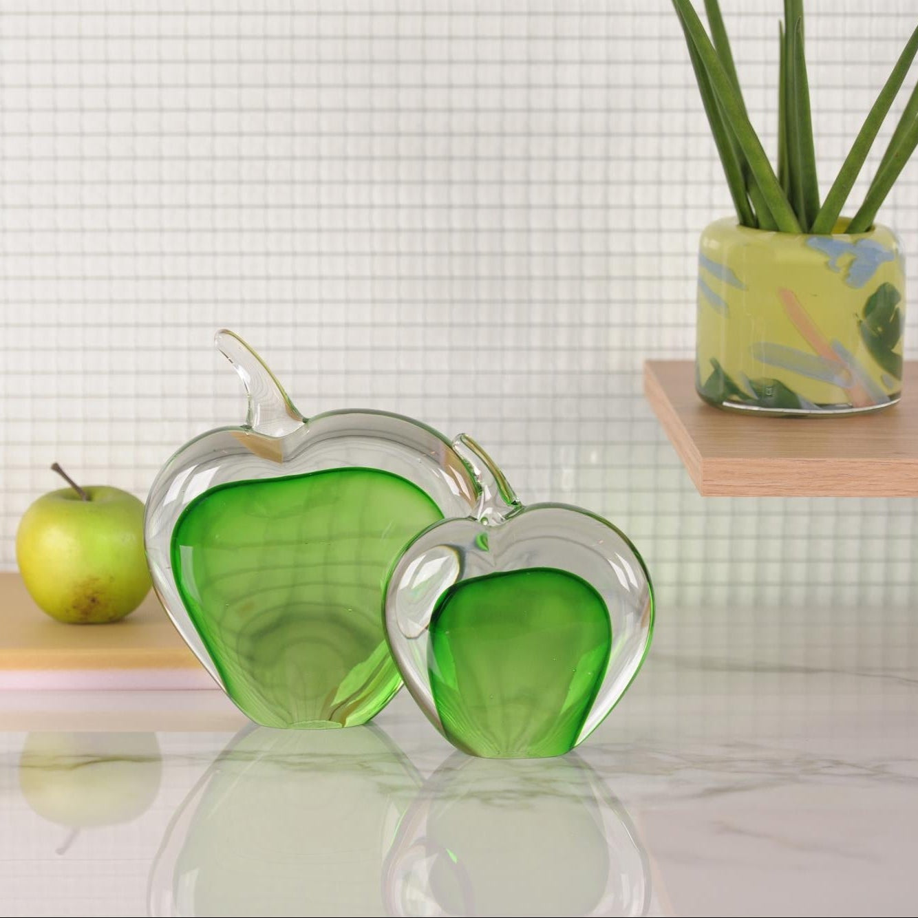 Pomme Verre Glass Deco Apple Decorations