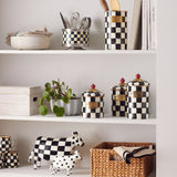 MacKenzie-Childs Courtly Check Storage Canisters