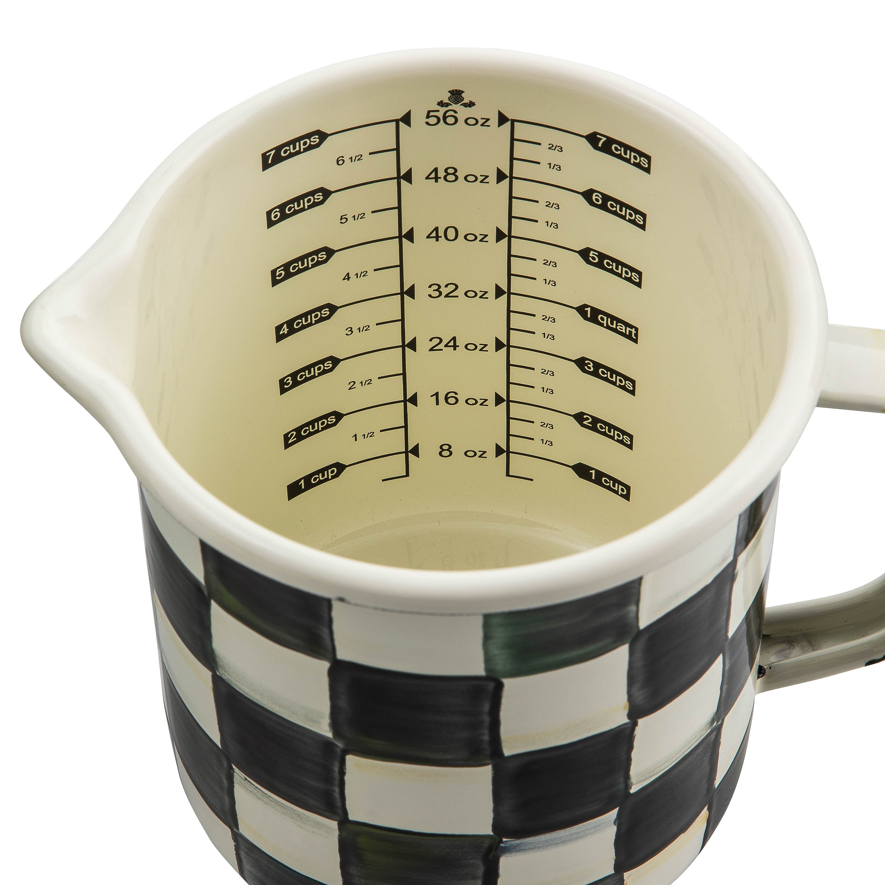 MacKenzie-Childs Courtly Check Measuring Jug
