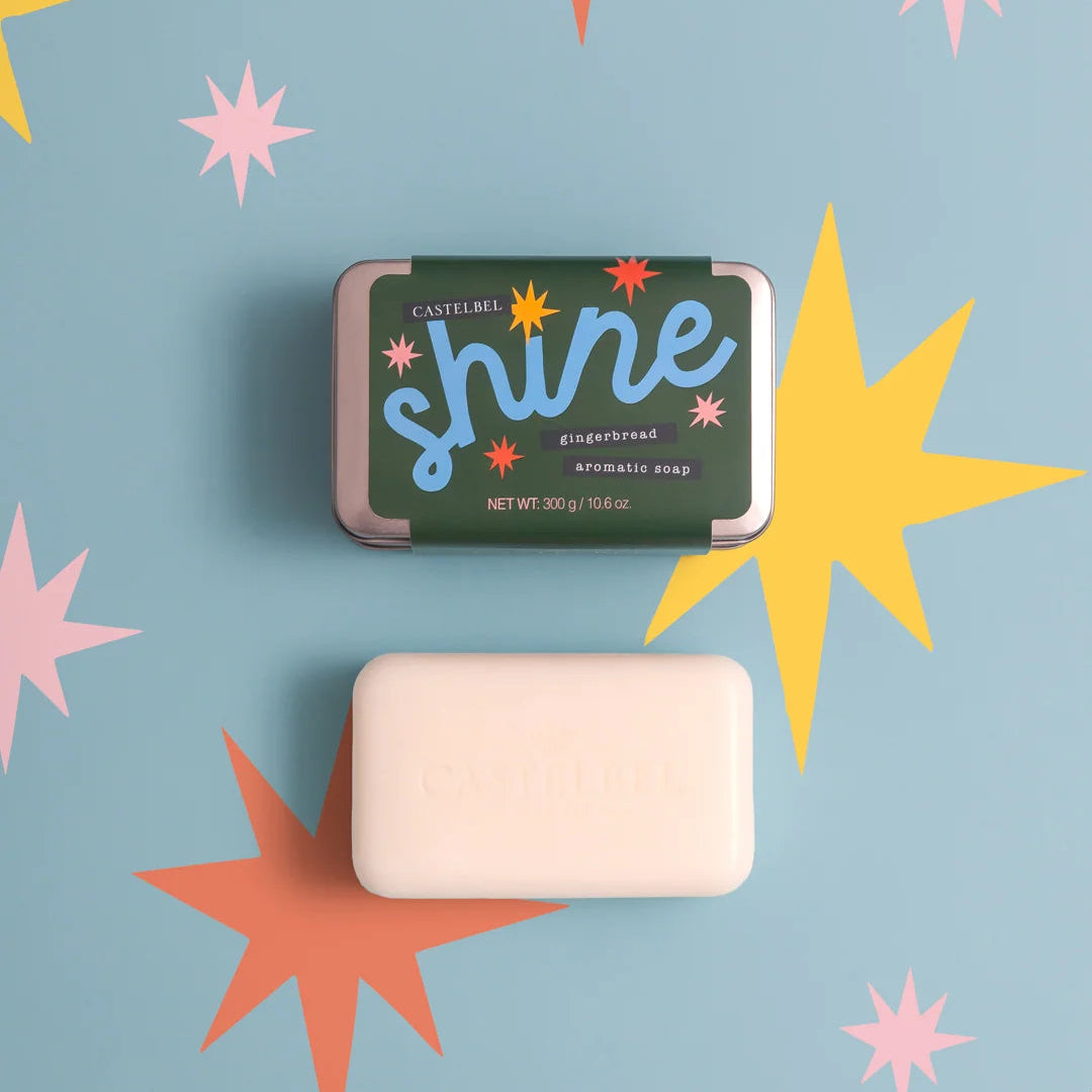 Charming Festive Soaps in Decorative Tin