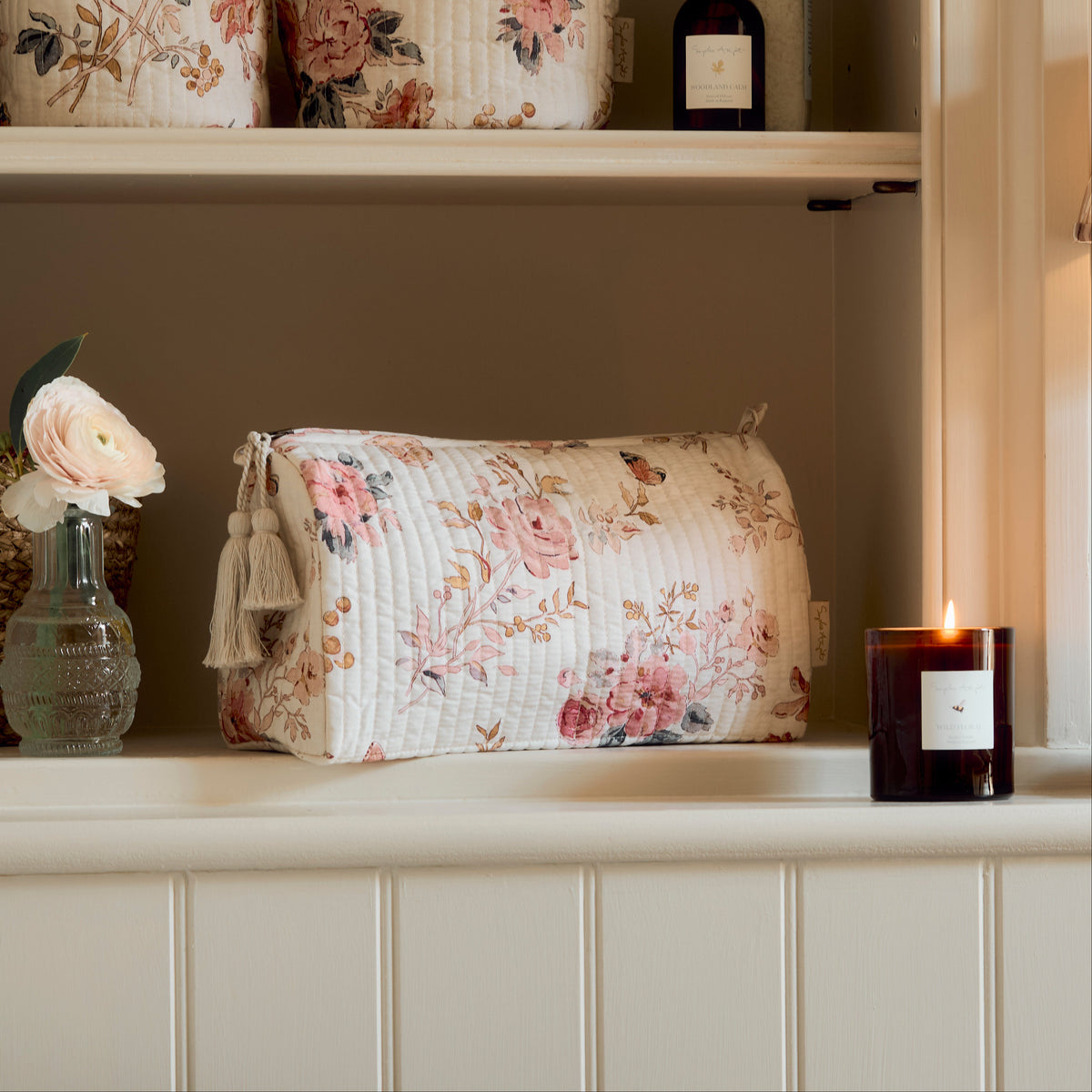 Sophie Allport Vintage Rose Wash Bags
