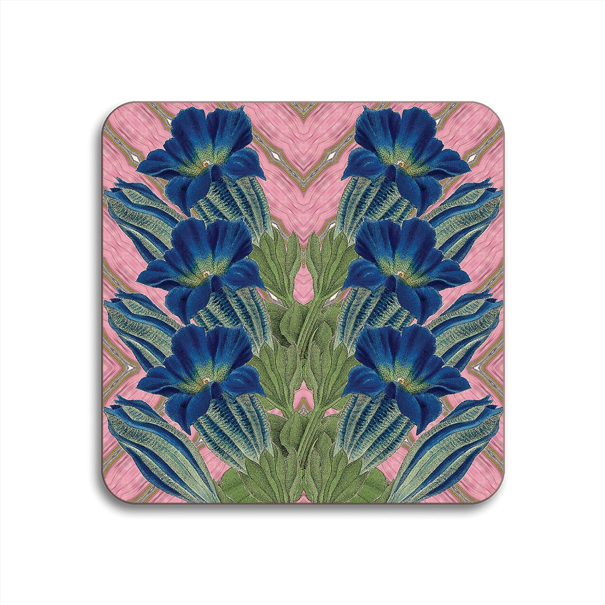 Blue Flower Placemat & Coasters