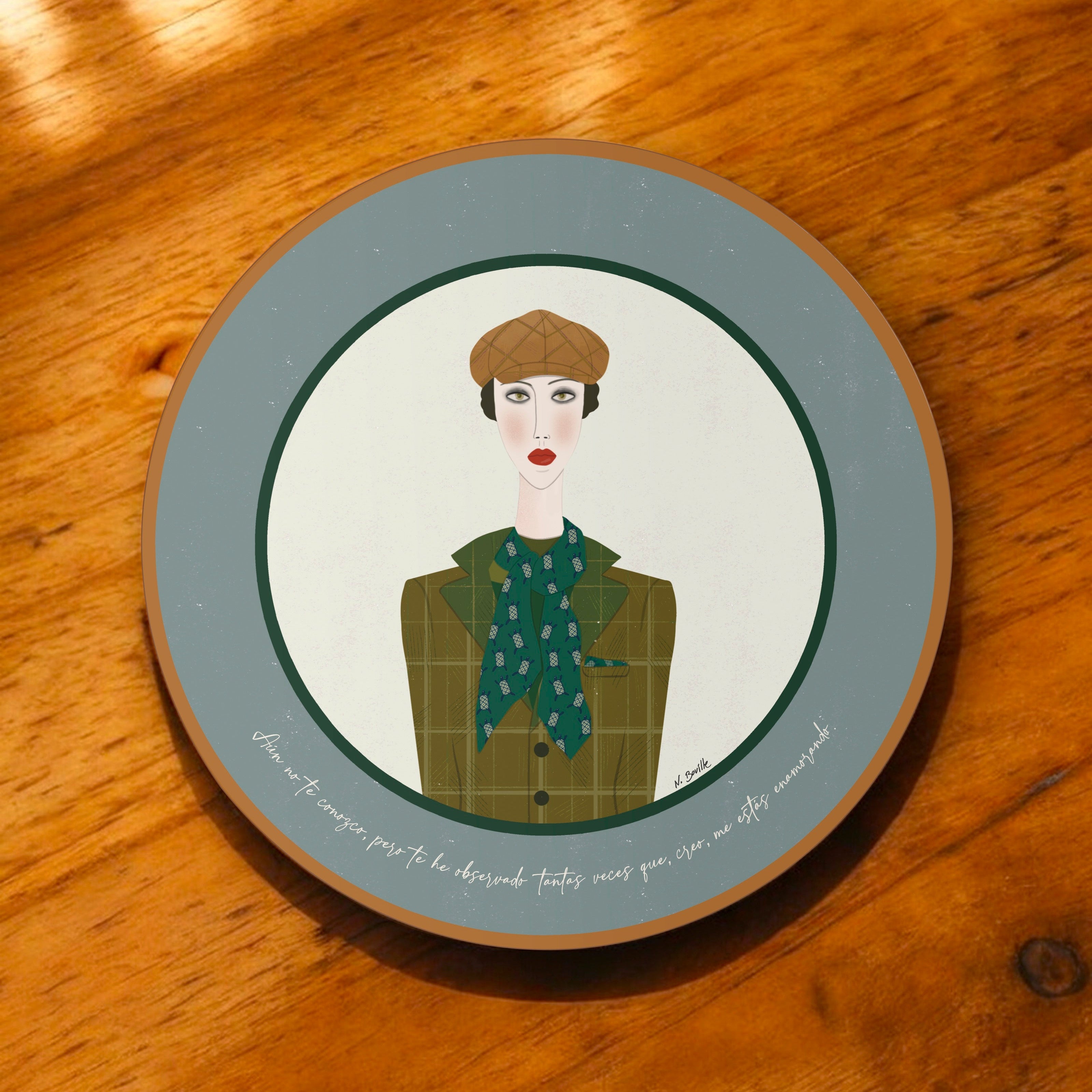 La Femme Decorative Lacquered Placemats