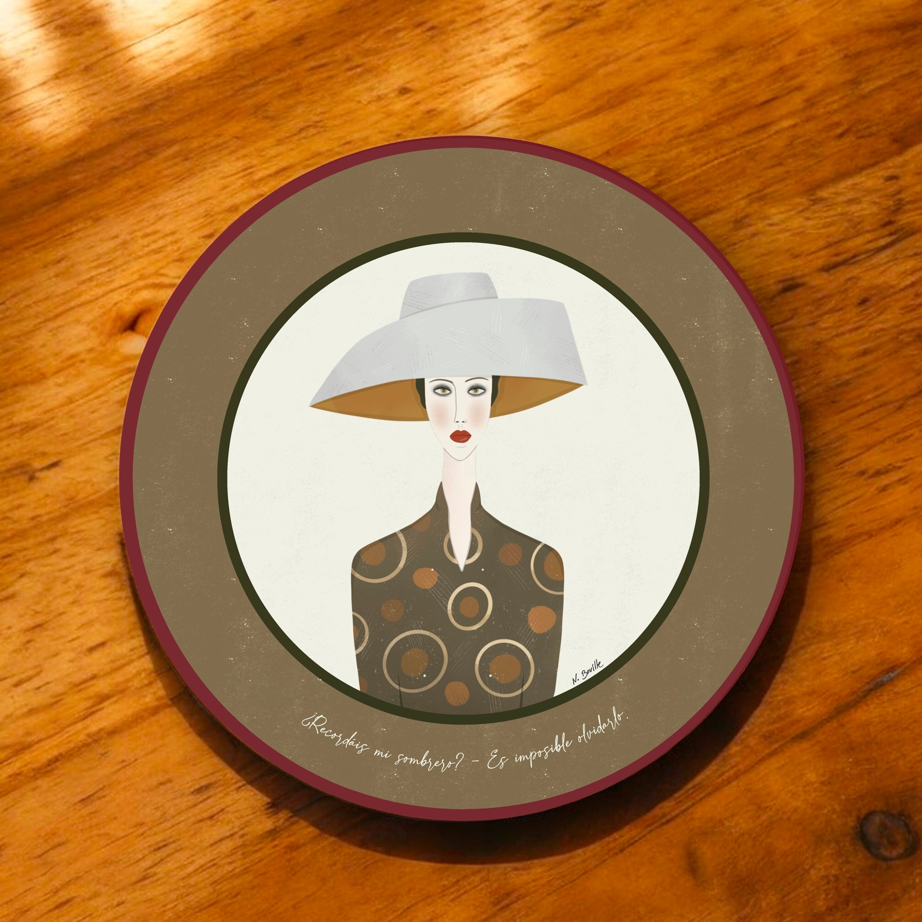 La Femme Decorative Lacquered Placemats