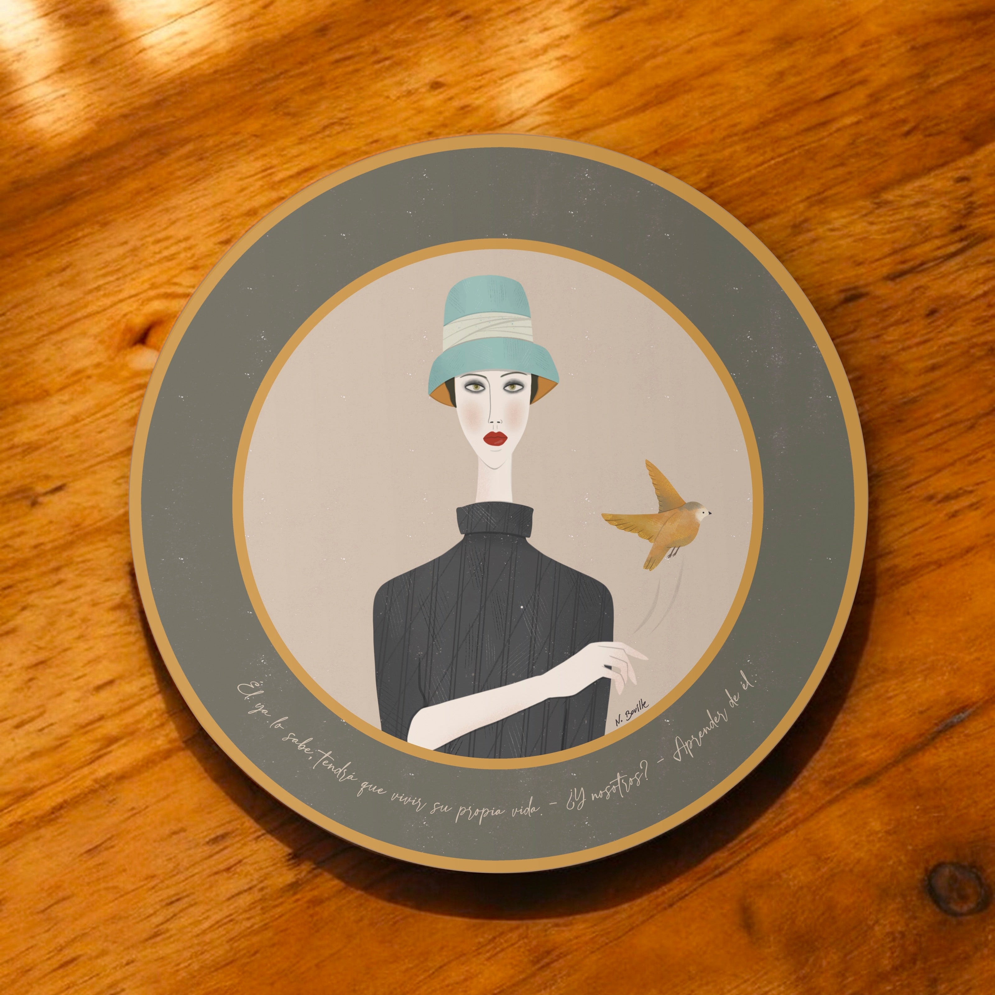 La Femme Decorative Lacquered Placemats