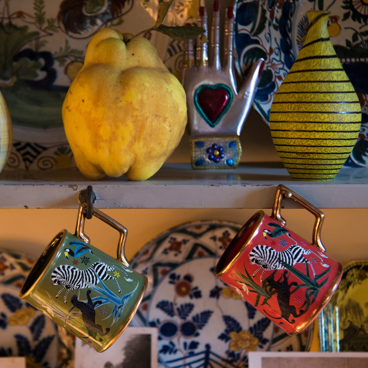 Colección de tazas de cerámica Ortigia 'Tazza'