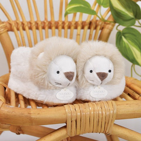 Chaussons Enfant Coffret Chaussons Avec Hochet Bleu (0-6 mois)