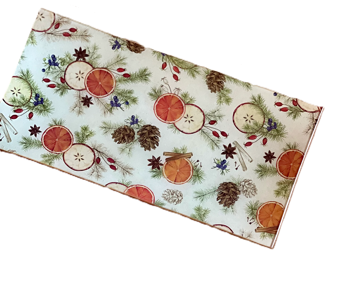 Orange & Cinnamon Cristal Trays