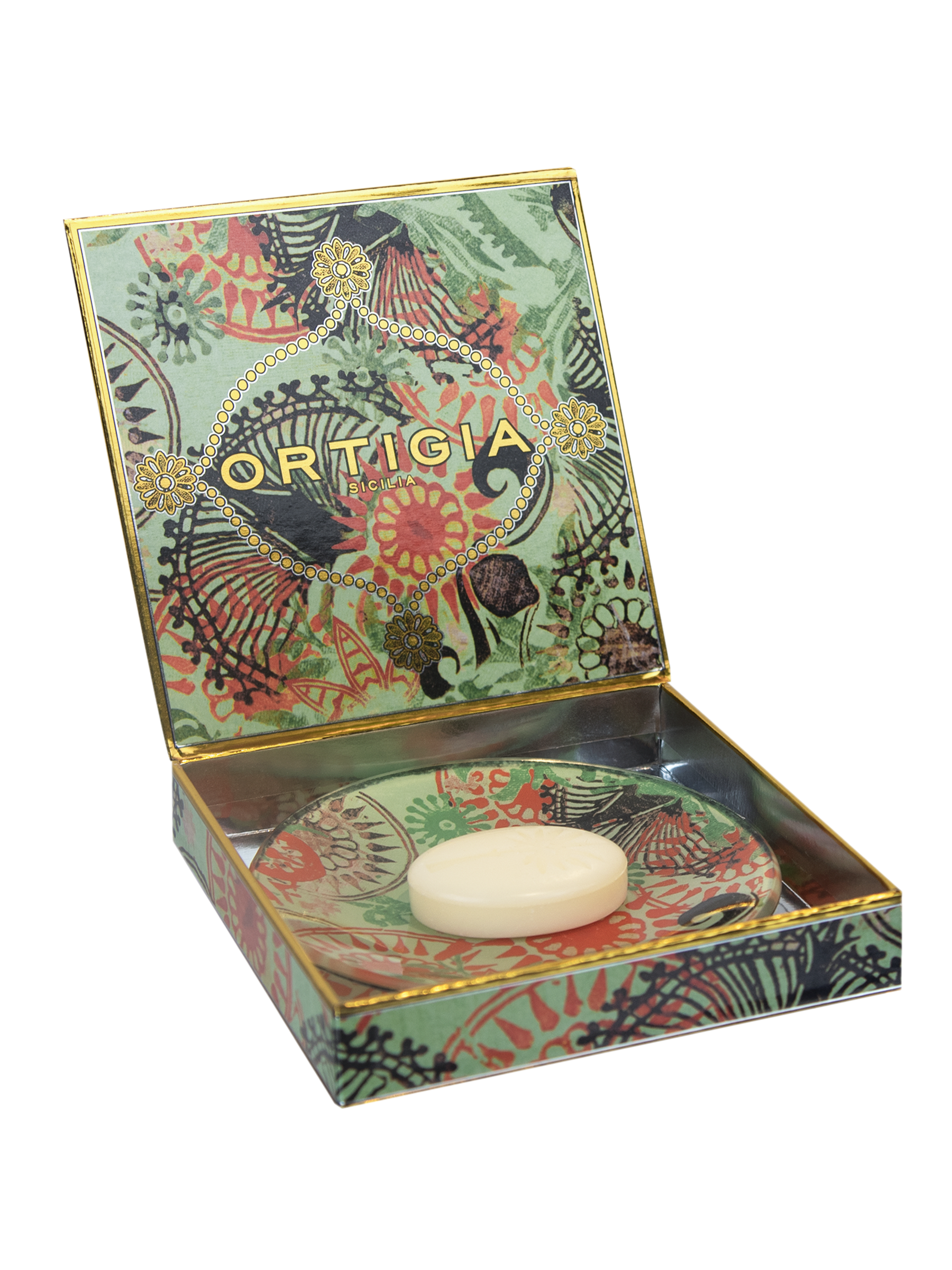Ortigia 'Fico D'India' Soap On A Plate