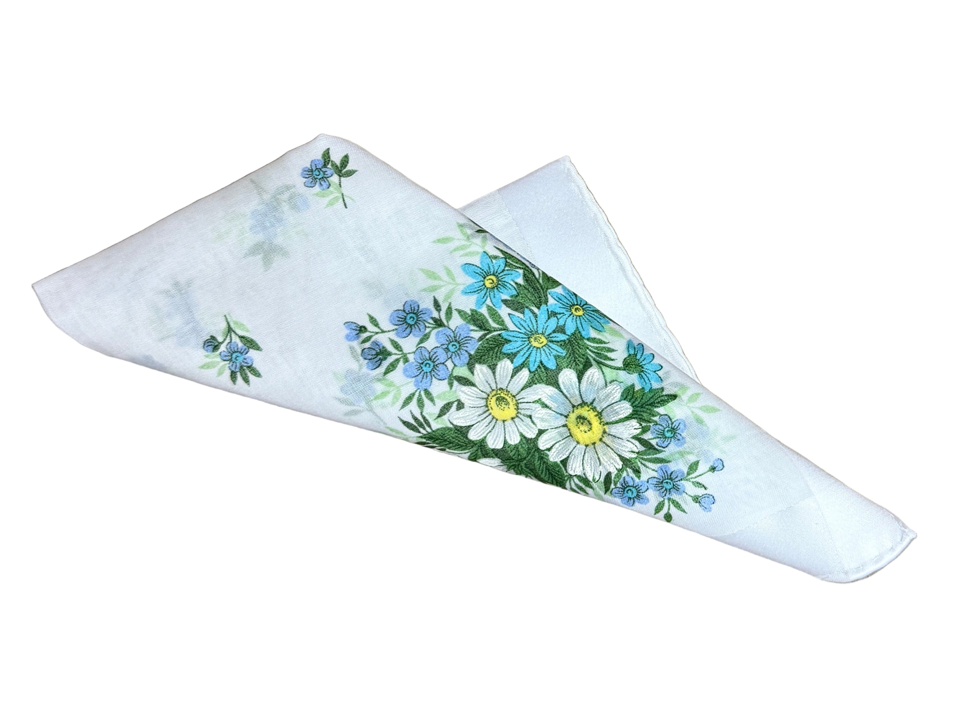 Lehner Swiss Cotton Ladies Handkerchiefs - Assorted Daisy & Forget Me Not