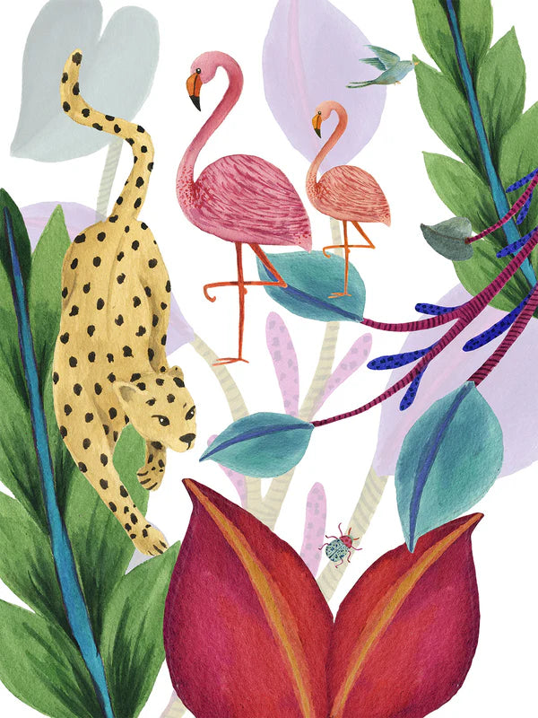 Funky Animals Linen Tea Towels