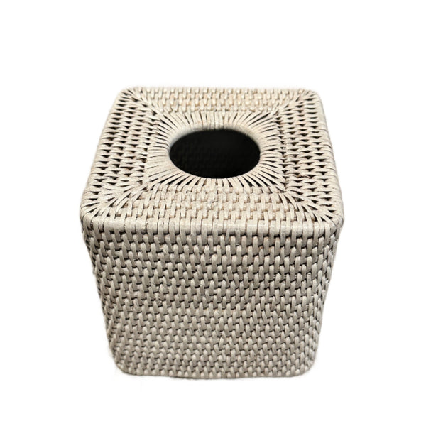 Rattan 'Cube' Tissue Box Cover Collection