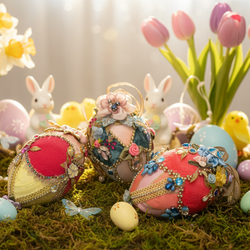 Décorations d'oeufs de Pâques - 15% de réduction