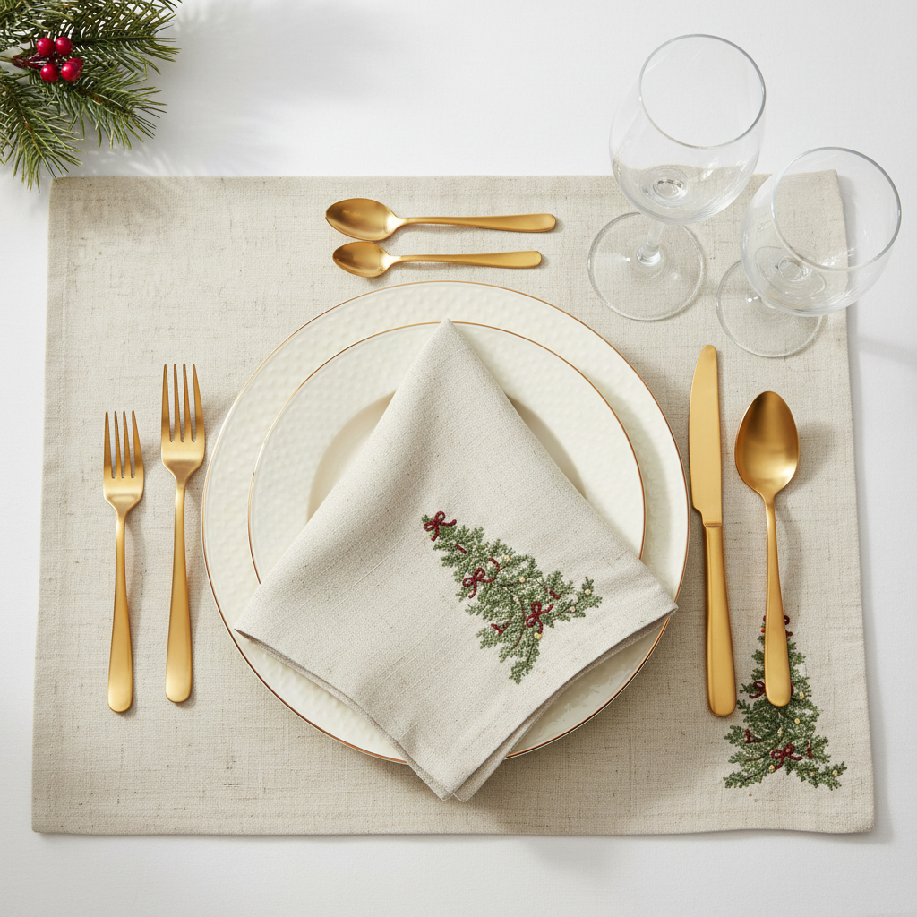 Little Tree Festive Table Linen & Gift Bags