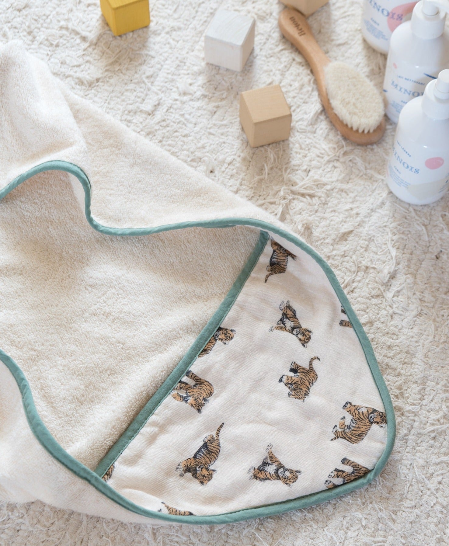 Baby Animal Design Hooded Bath Towels