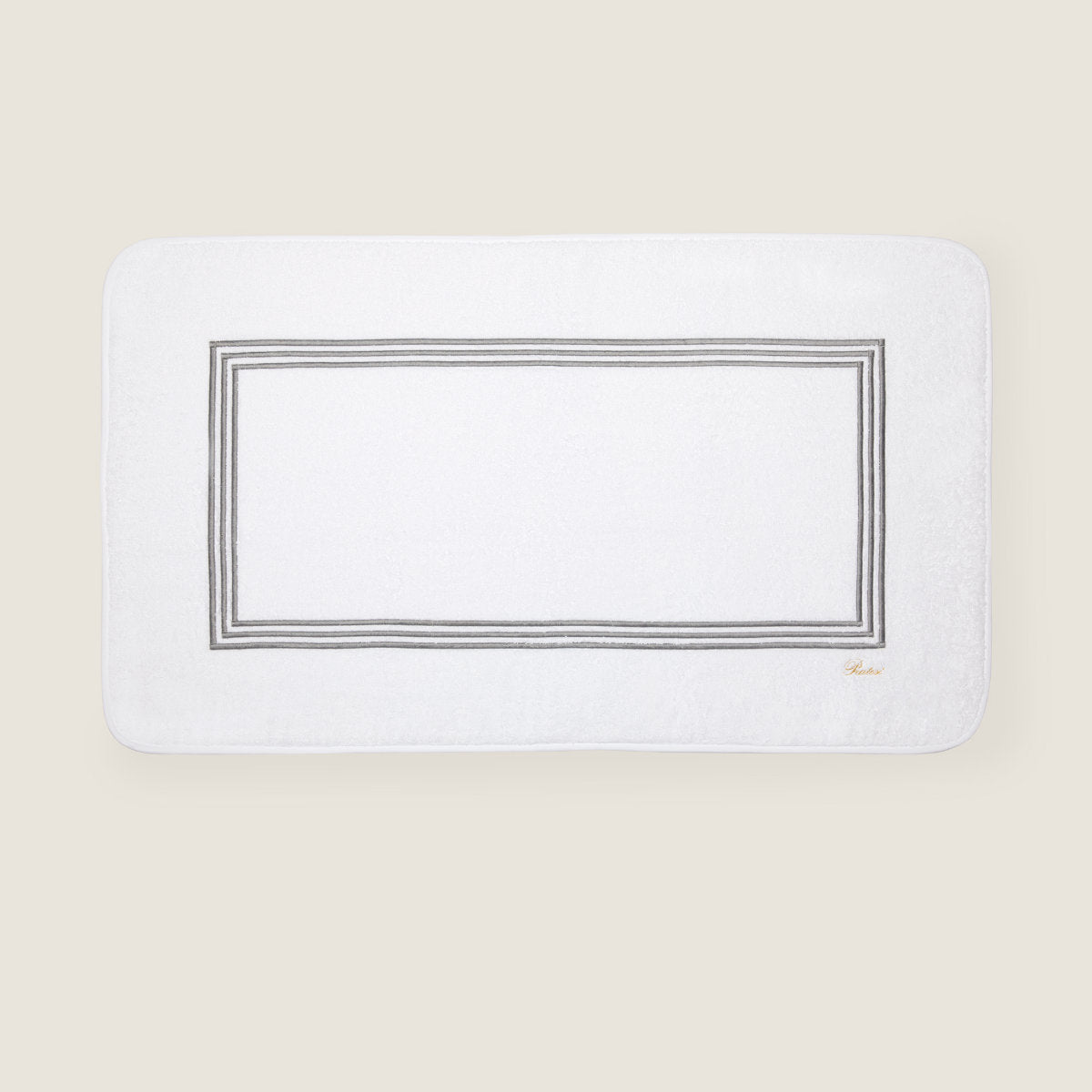 Tapis de salle de bain Tre Righe de Pratesi