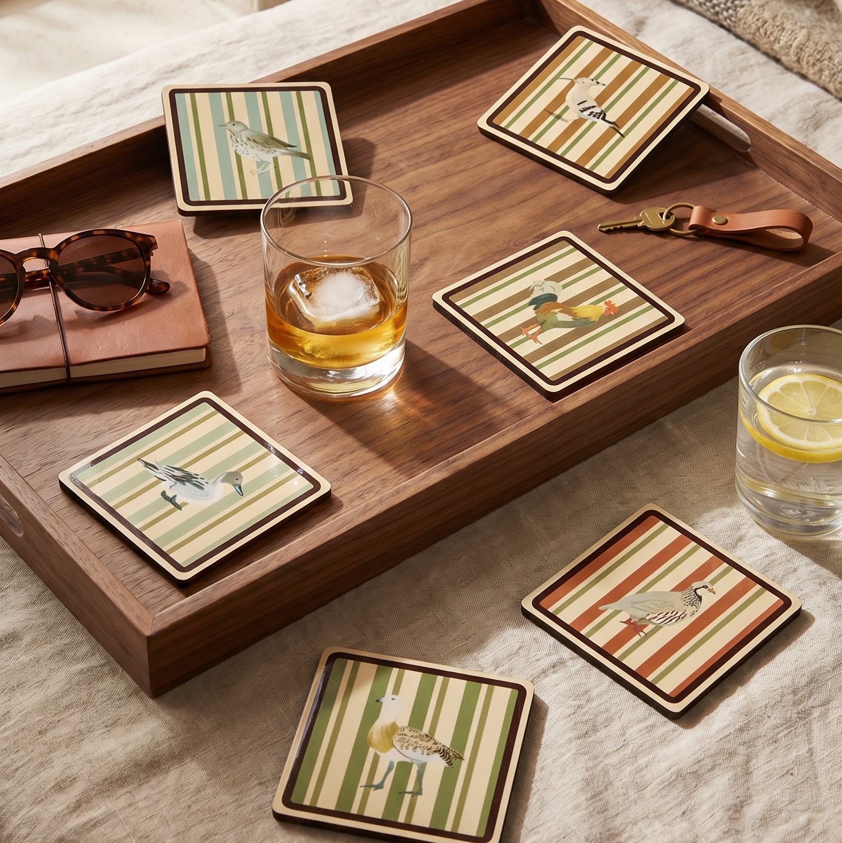 Bird Design Coasters