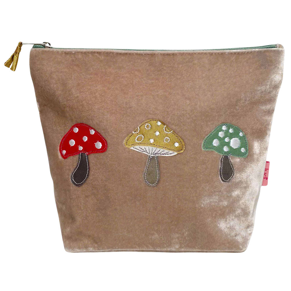 Mushroom Velvet Purses
