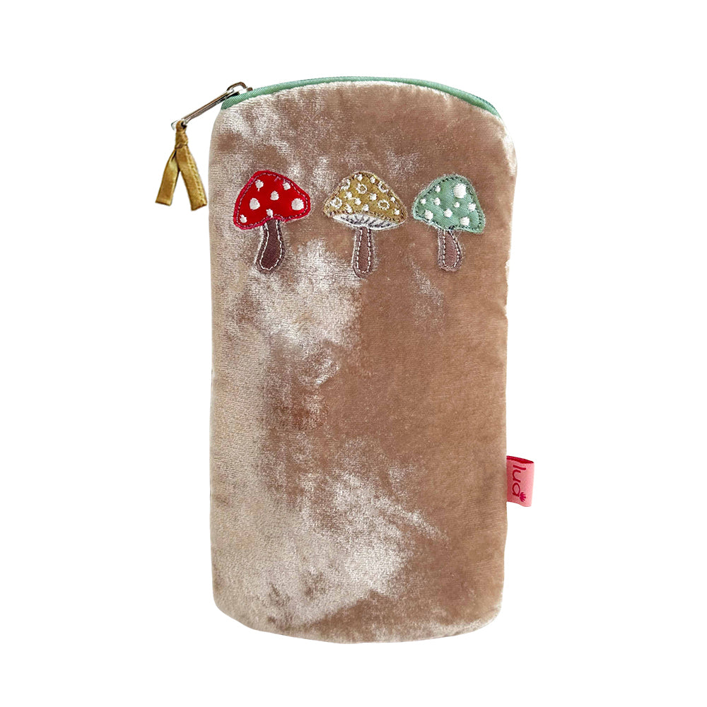 Mushroom Velvet Purses