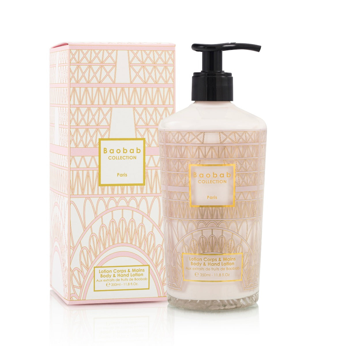 Lociones para el cuerpo y las manos a base de baobab