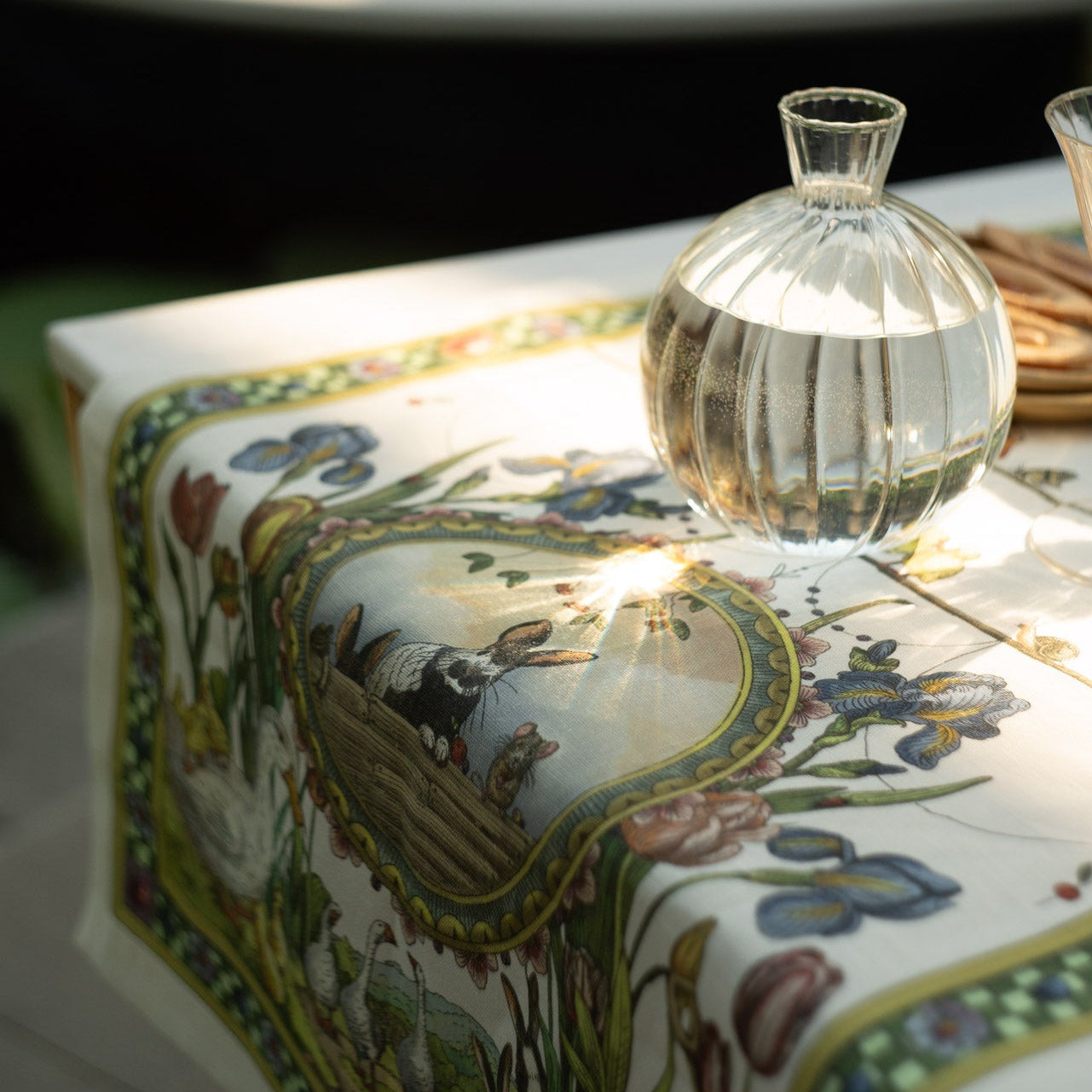 Bunny Garden Design Table Linen