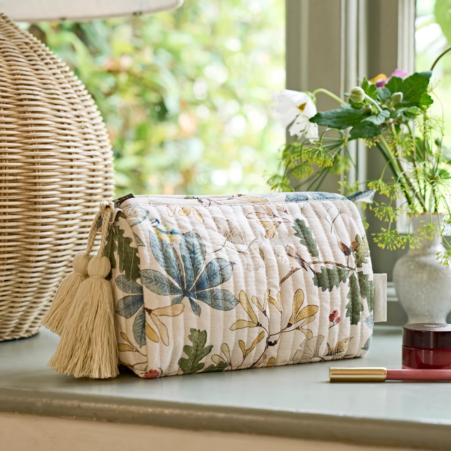 Sophie Allport Orchard Birds Wash Bags