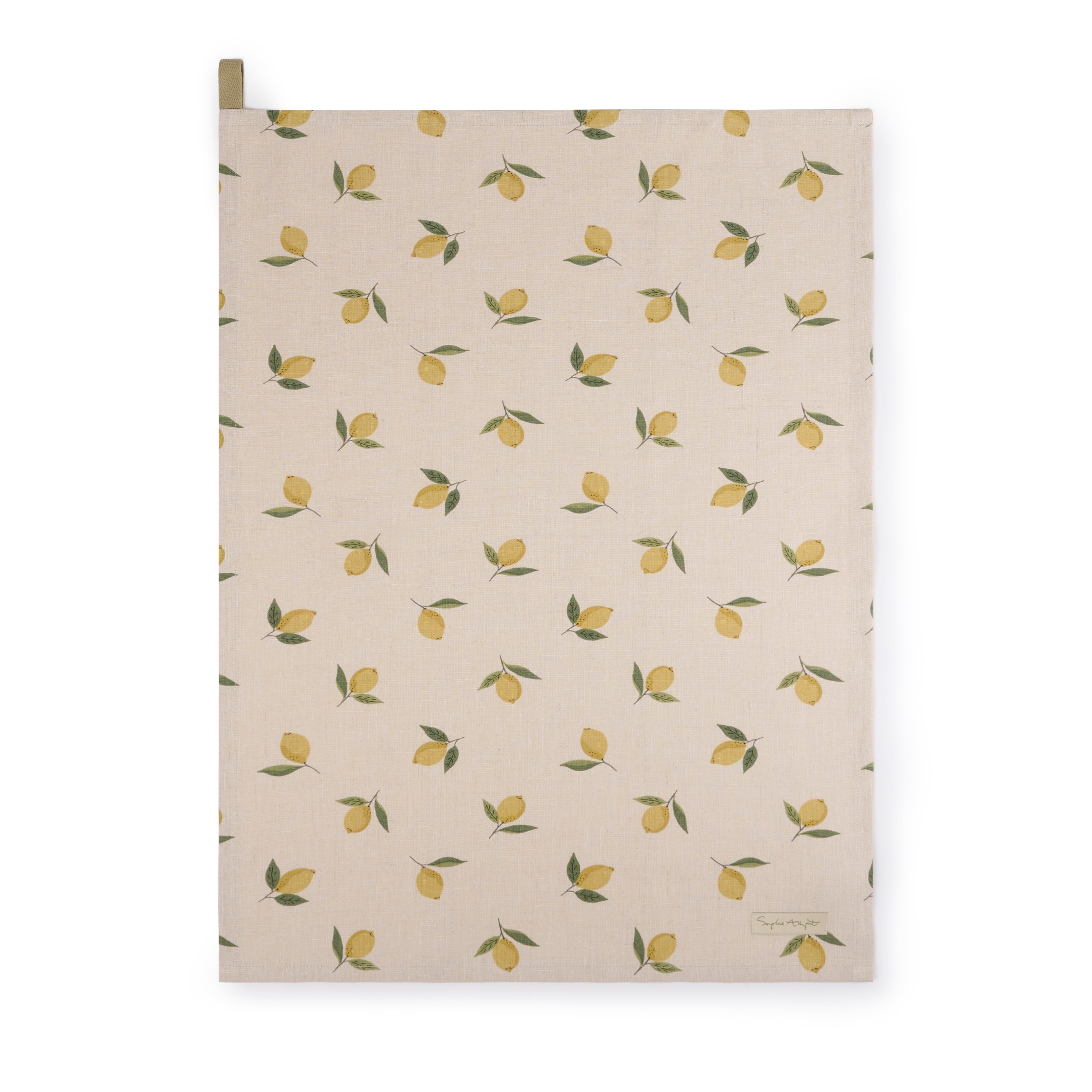 Sophie Allport Lemons Linen Tea Towels