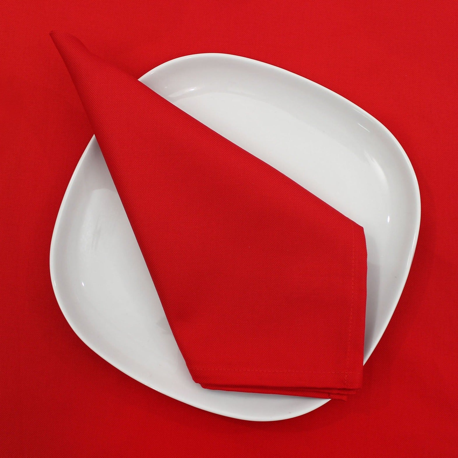 Salisbury Red Cotton Table Linen