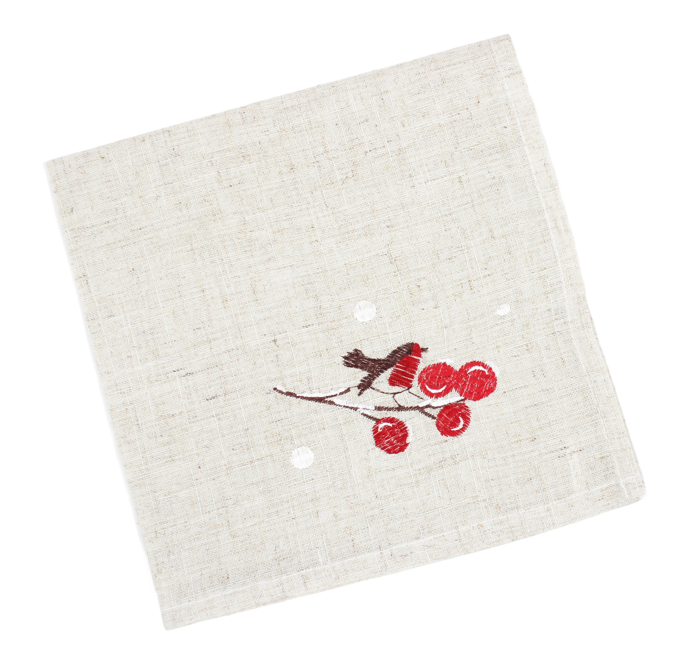 Snowman Robin Festive Table Linens