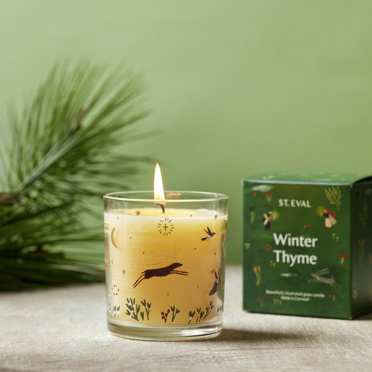 Christmas Wonderland Glass Candle