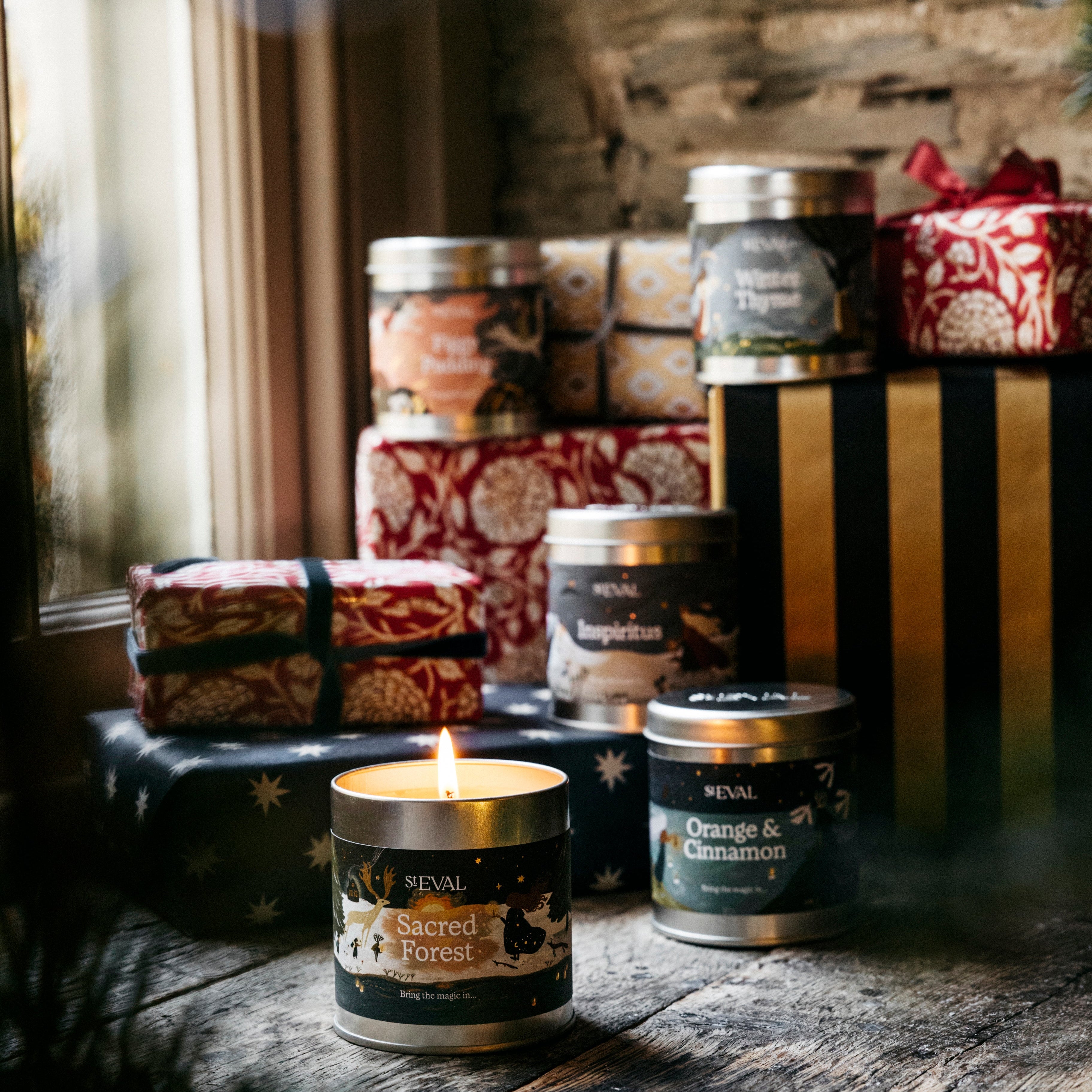 Christmas Scented Tin Candles