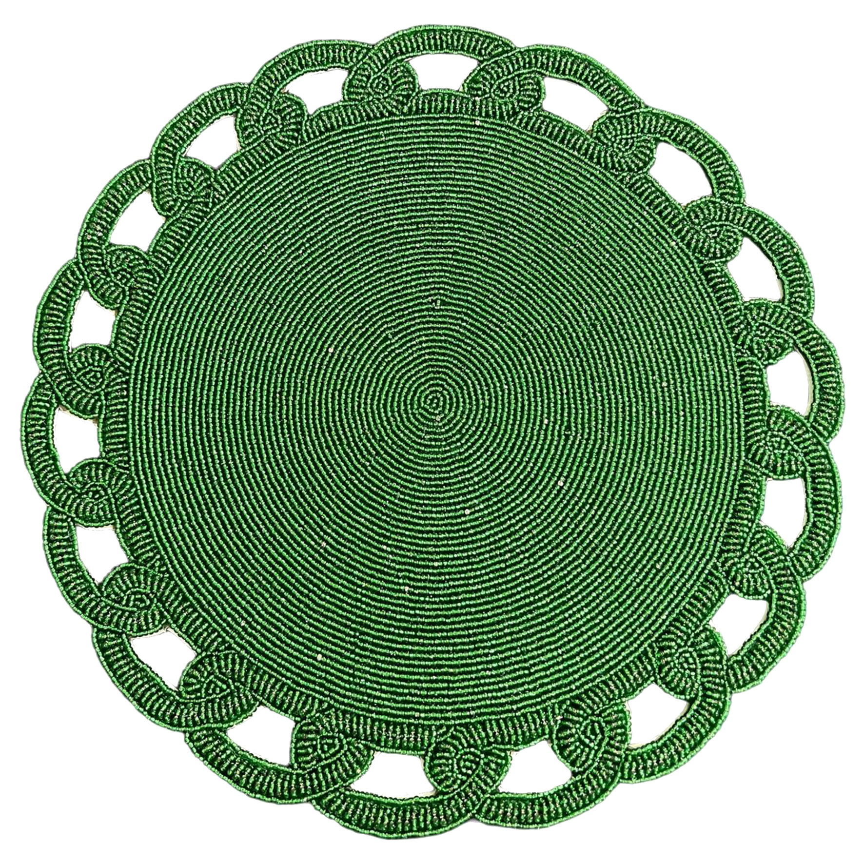 Festive Beaded Placemat