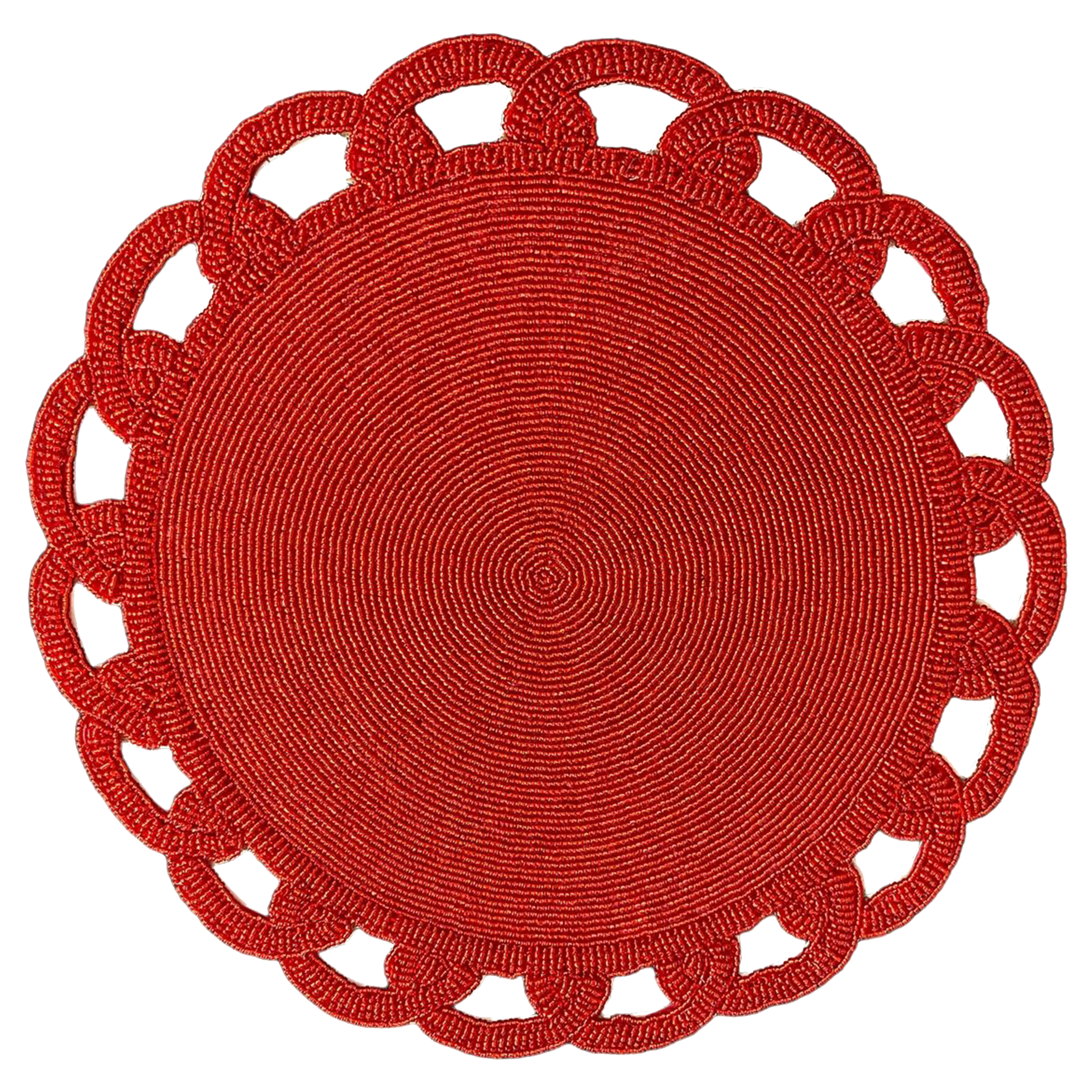 Festive Beaded Placemat