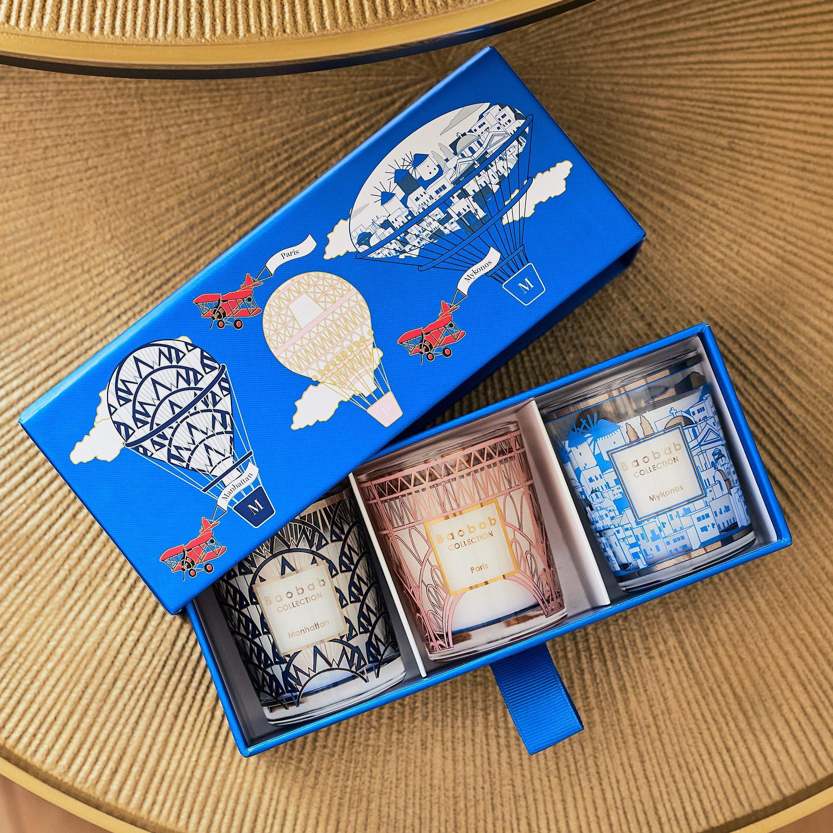 Baobab Travel Candle Trio