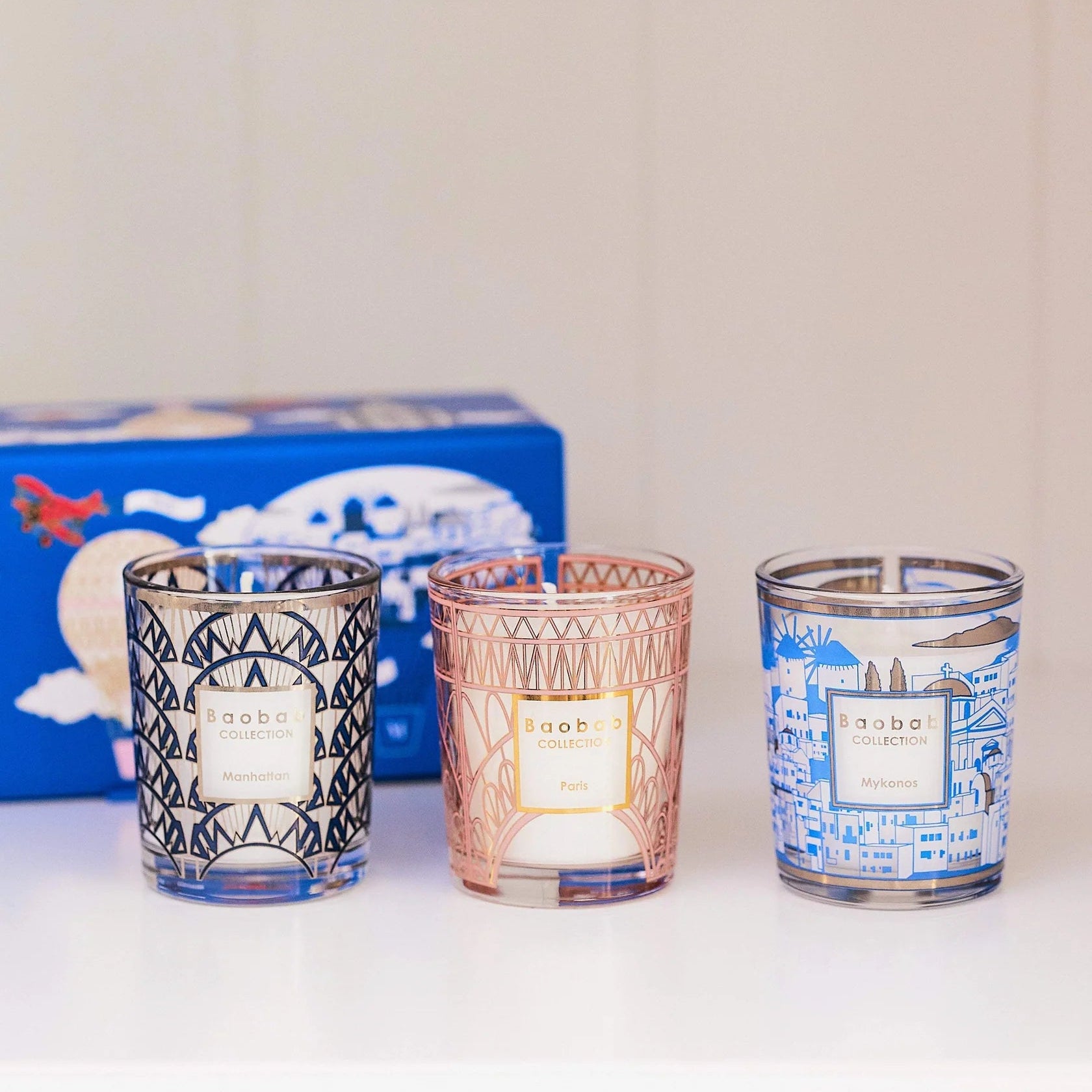 Baobab Travel Candle Trio