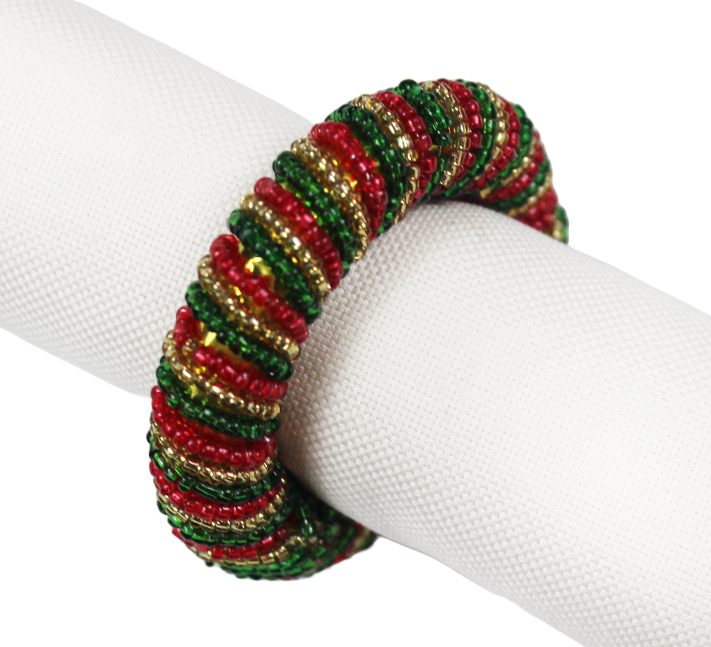 Tinsel Twist Napkin Rings