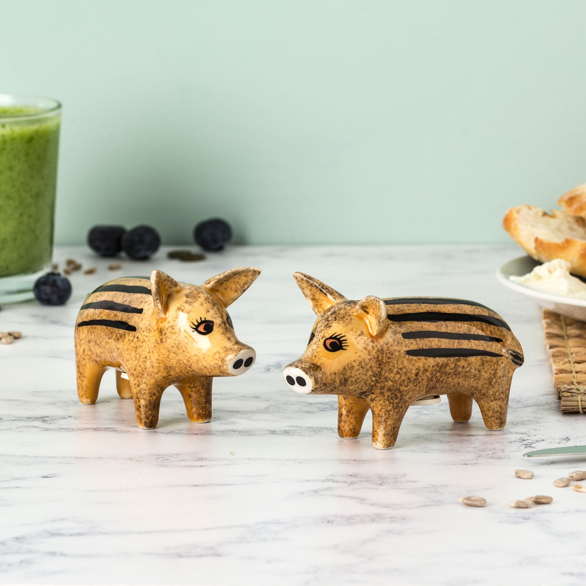 Wildlife Inspired Ceramic Salt & Pepper Sets