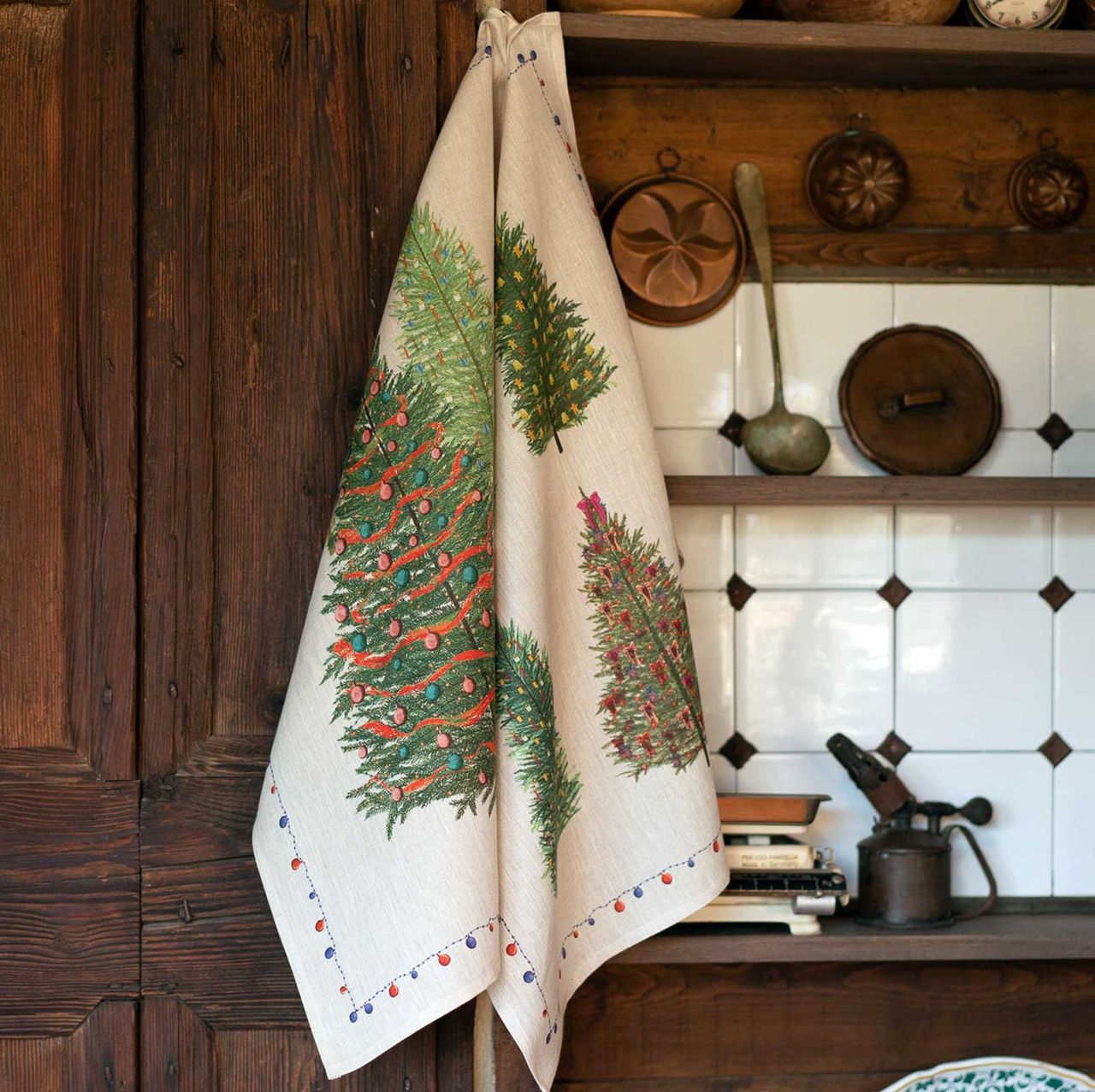 Fairy Trees Linen Tea Towels