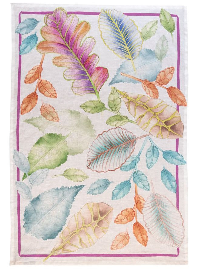 Foliage 100% Linen Tea Towels
