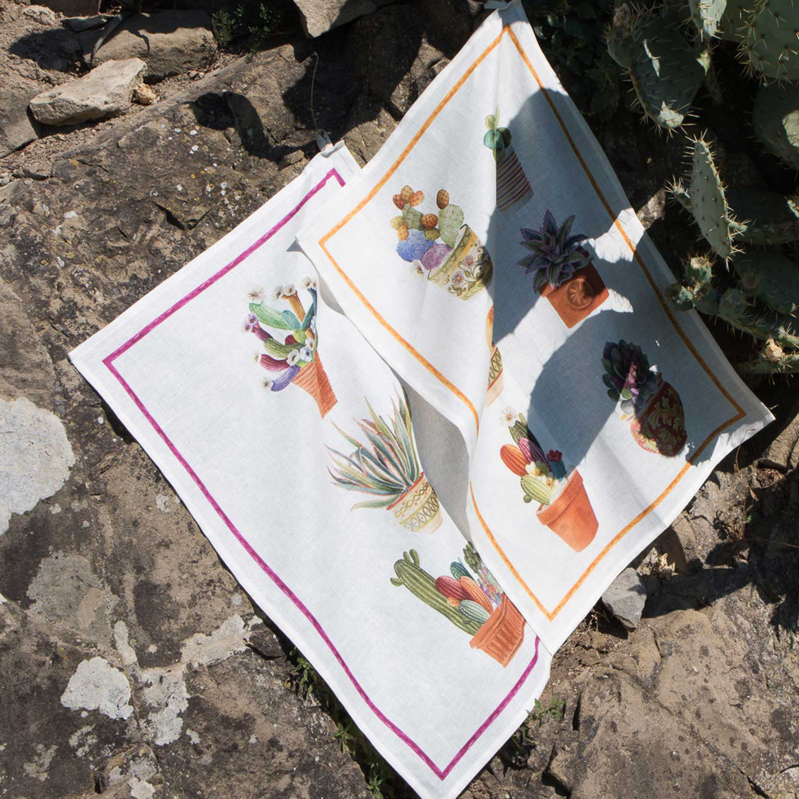 Kactus 100% Linen Tea Towels