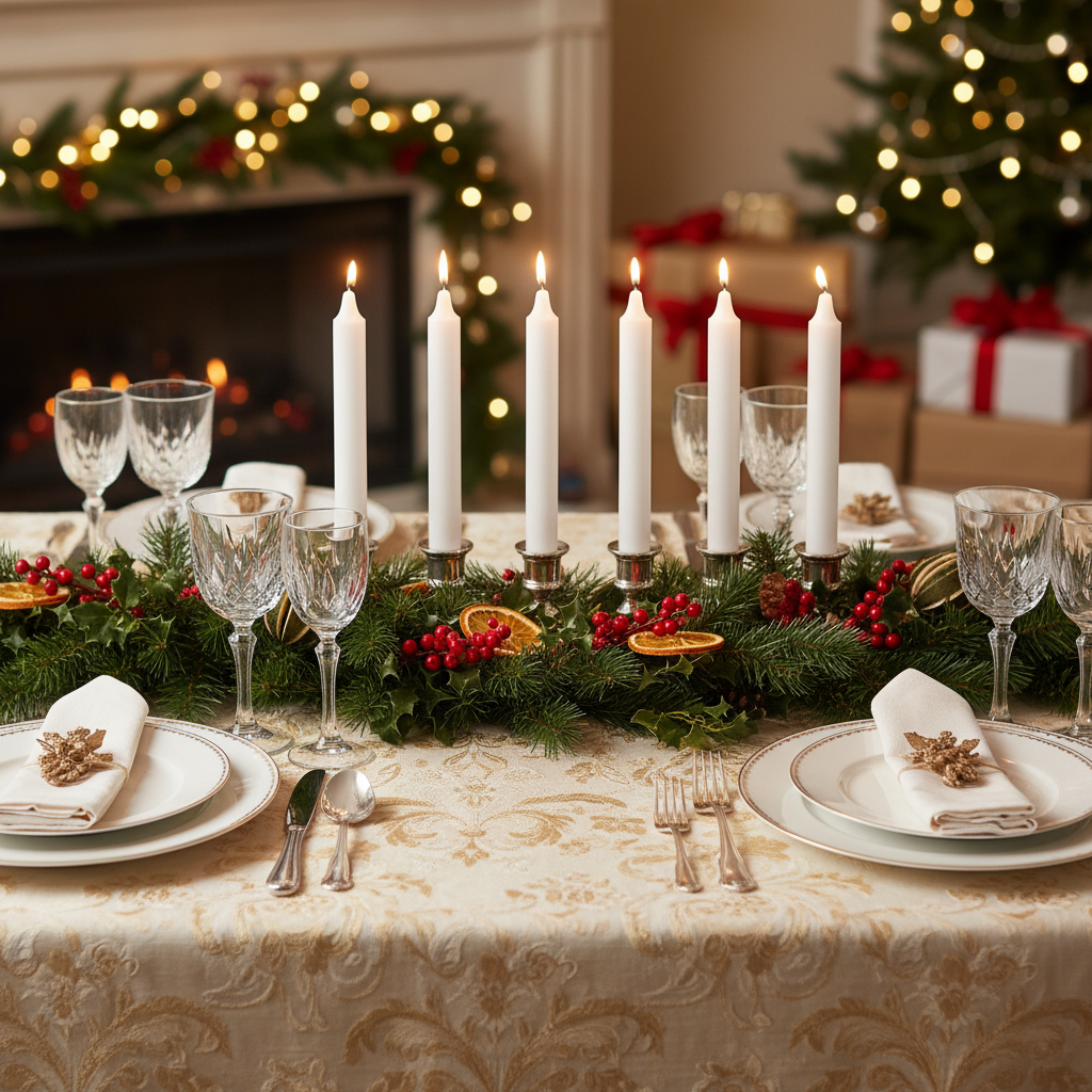 Trudon Pack of 6 'Madeleine' Christmas Scented Candles